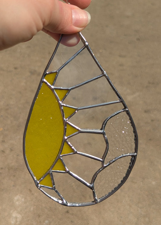 Bright Yellow Sunshine Droplet