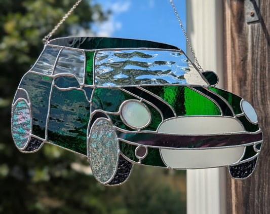 Green Mini Cooper