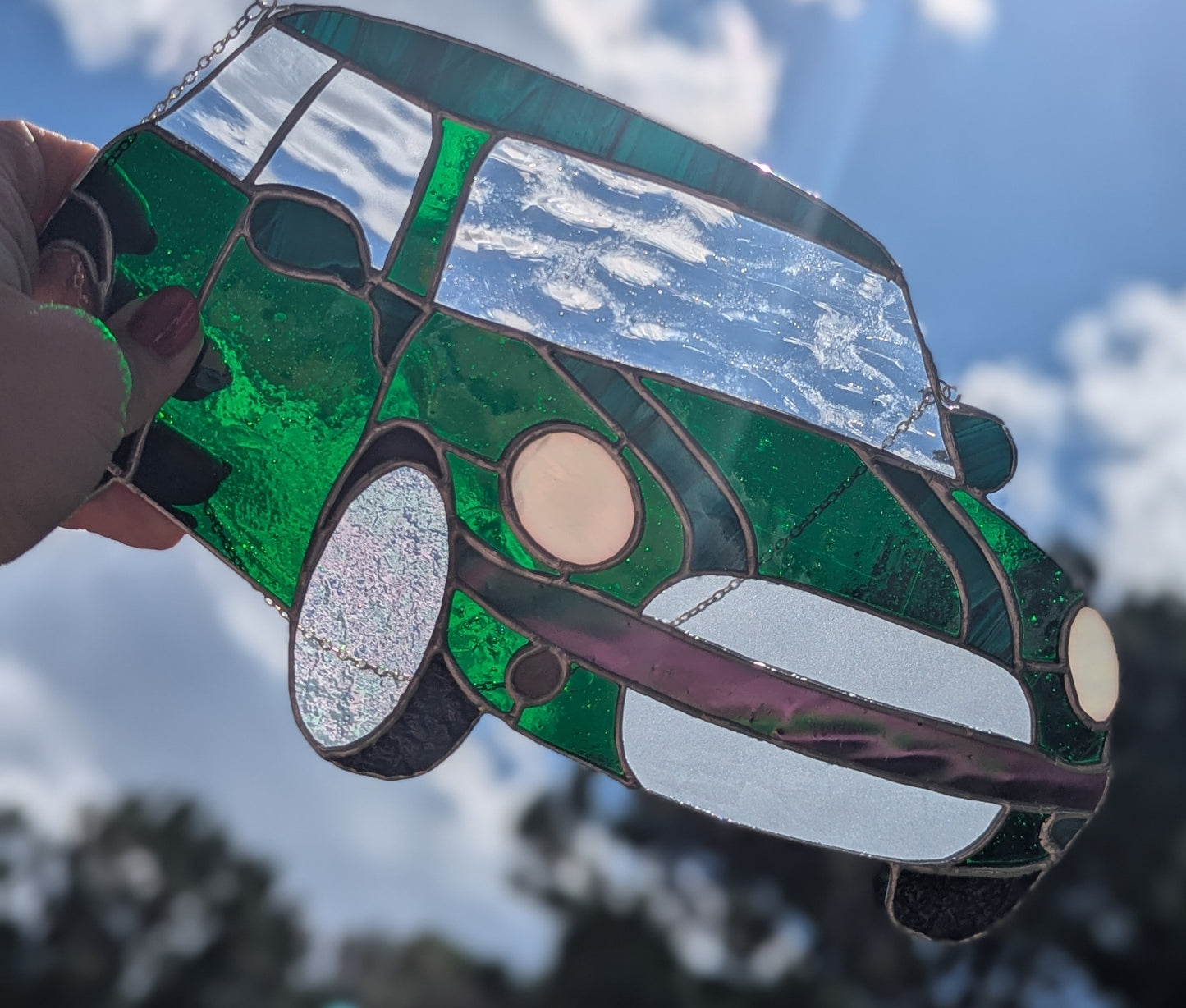 Green Mini Cooper
