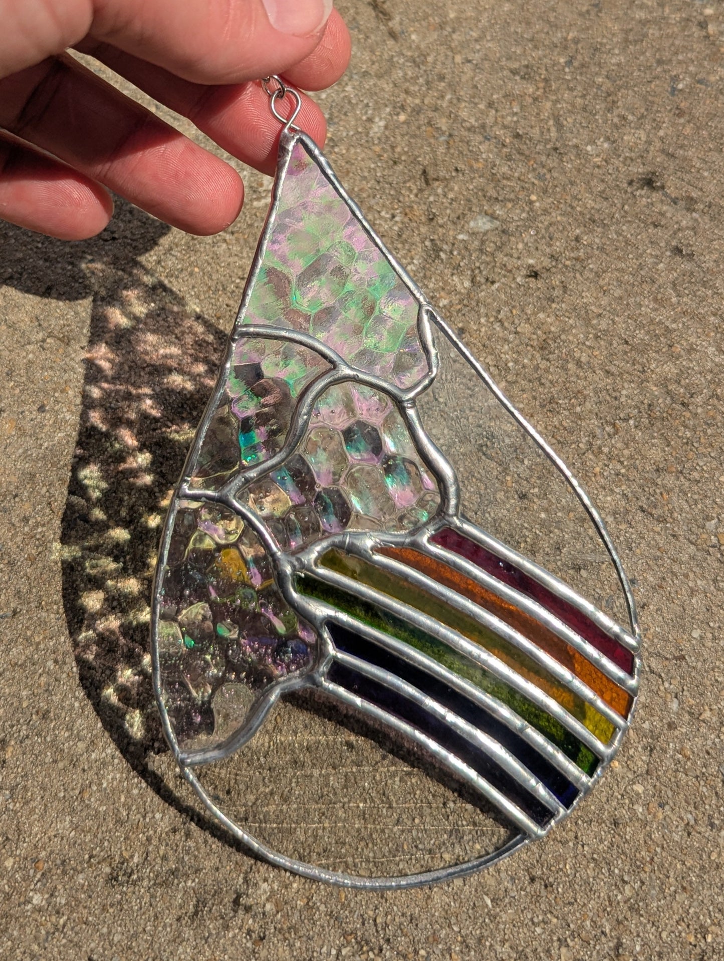 Iridescent Rainbow Droplet