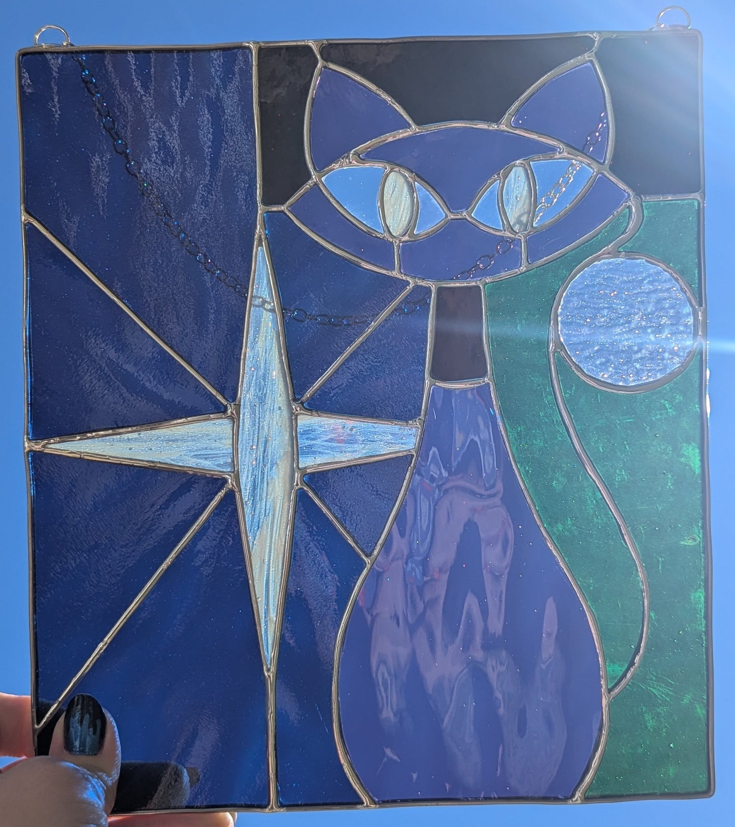 Retro Kitty in Jewel Tones