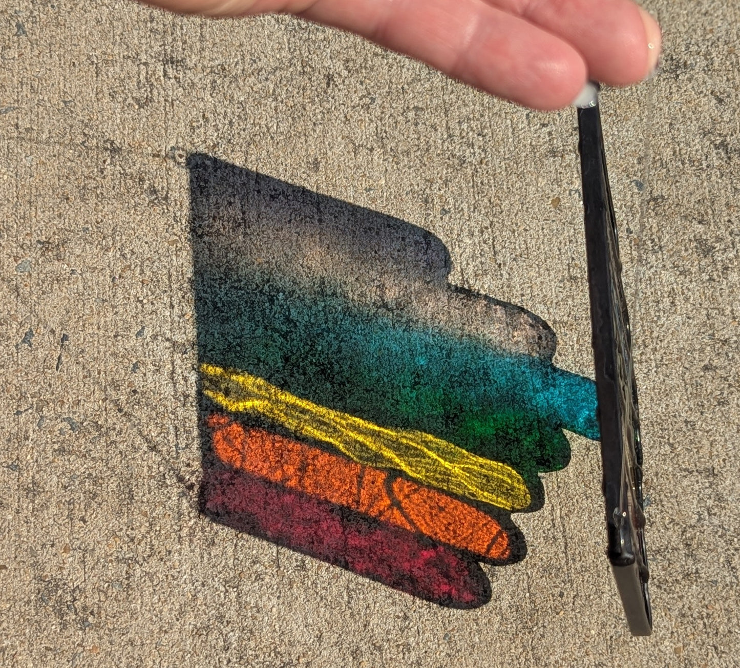 Pewter Rainbow Drip