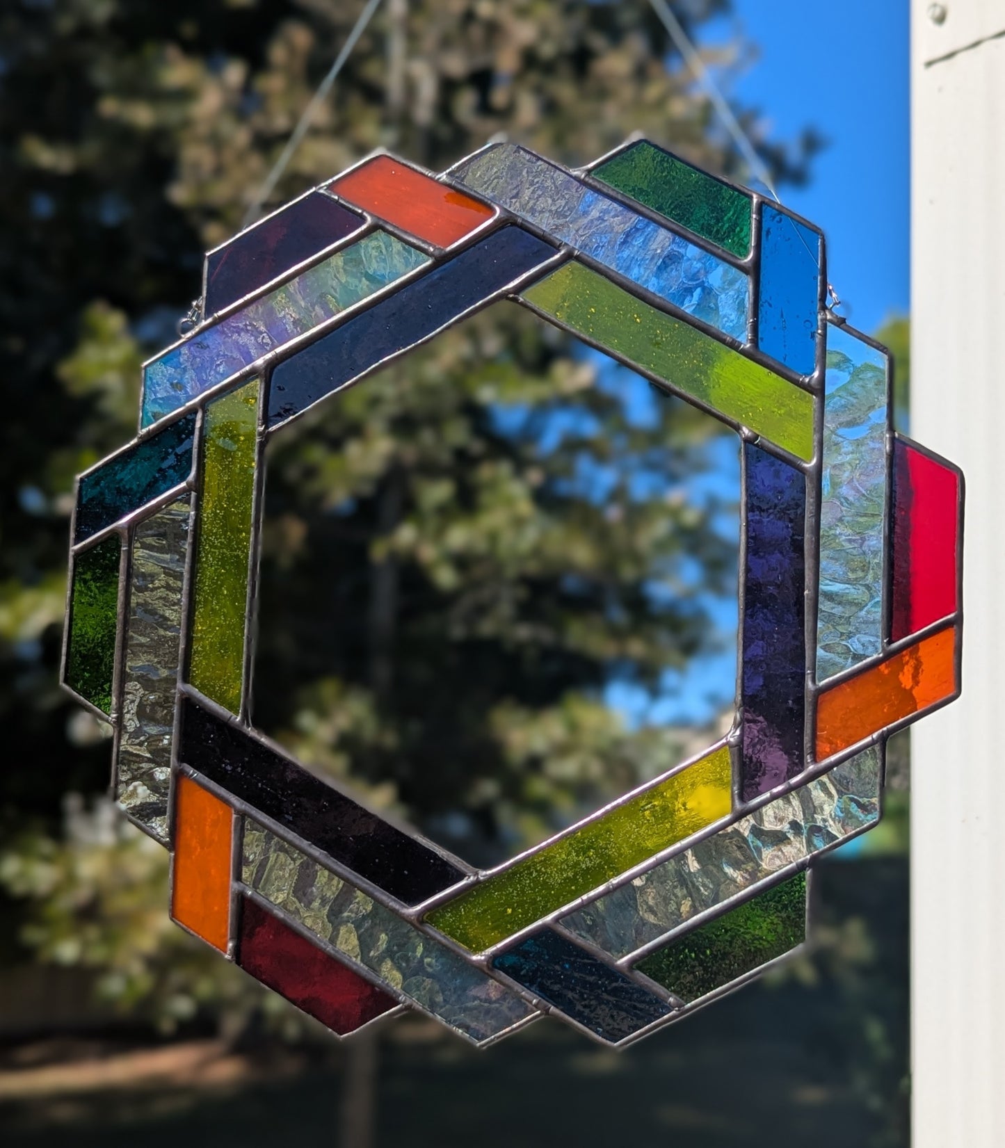 Rainbow Hexagon Knot Thingy