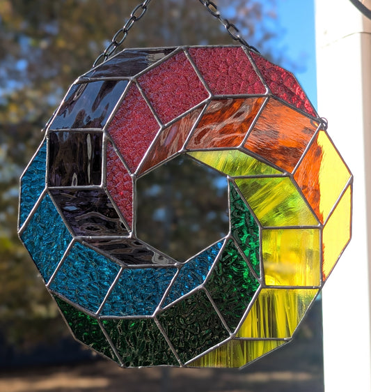 Jewel Toned Geometric Swirl