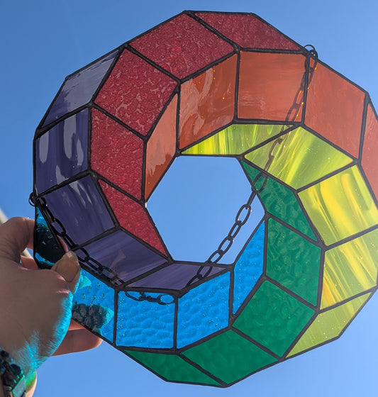 Jewel Toned Geometric Swirl