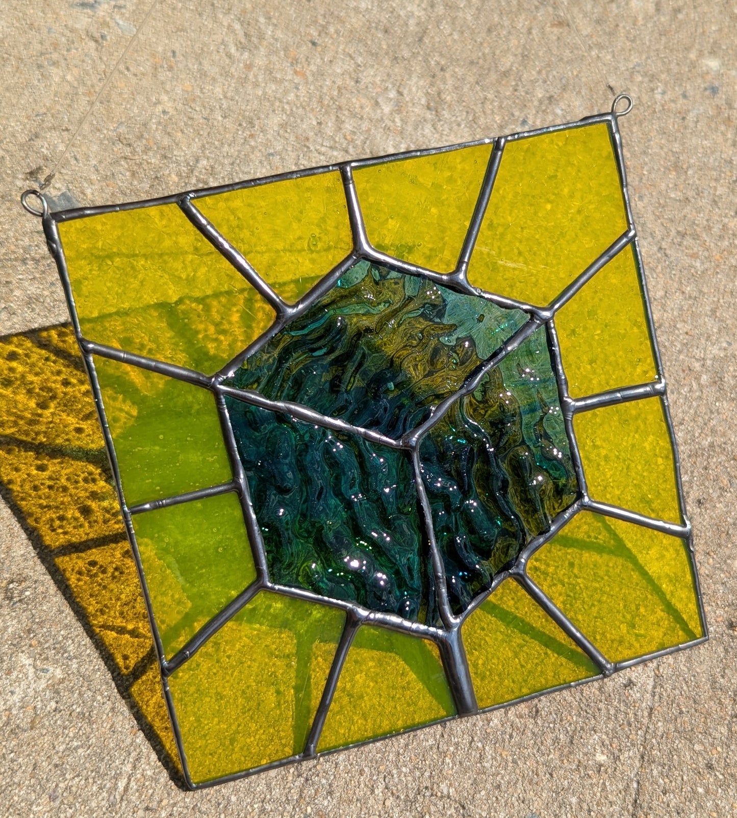 Funky Yellow Cube